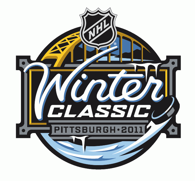 NHL Winter Classic 2011 Alternate Logo v4 iron on heat transfer...